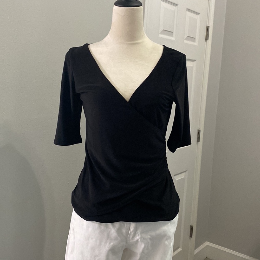 Sexy black blouse